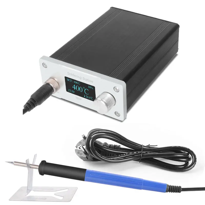 STC T12 OLED Soldering Station - Quick Heating Welding Iron 200-450°C 100-240V