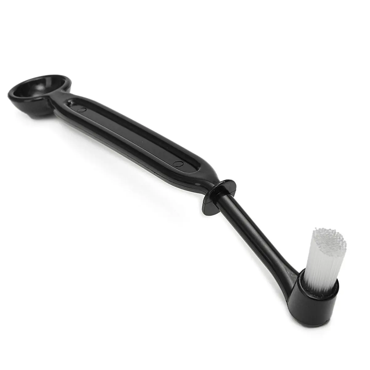 Coffee Machine Brush & Spoon - 22cm Nylon Cleaning Brush for Espresso Group Head