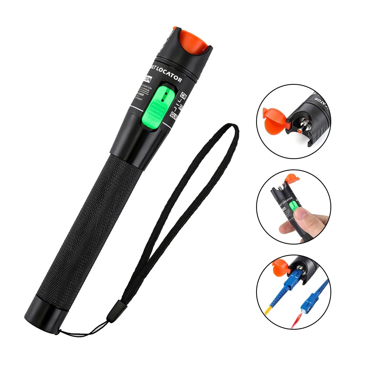 30MW 30KM Visual Fault Locator | Fiber Optic Cable Tester for CATV Telecom
