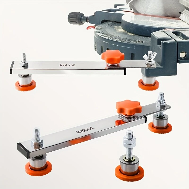 Stainless Steel Adjustable Leveling Feet - M8 Thread for Miter Saw & Furniture