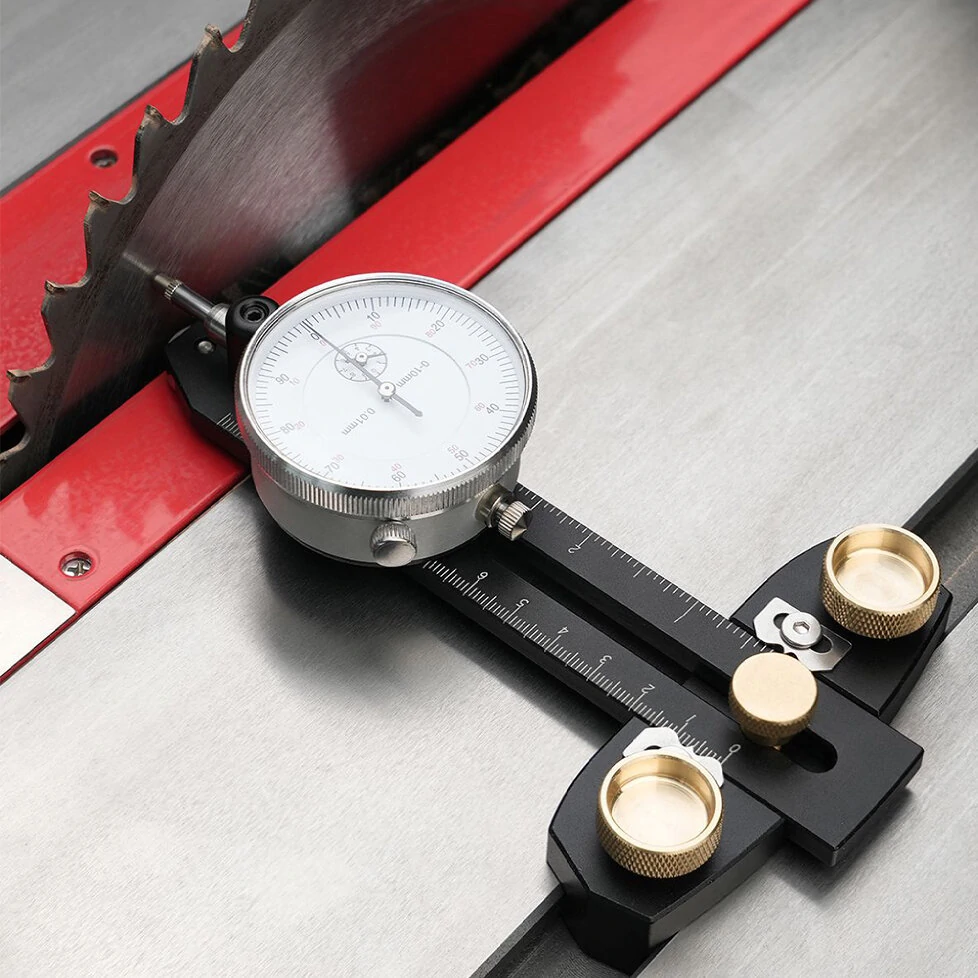 Woodworking Table Saw Dial Gauge Corrector | Precision Blade Straightener & Positioner