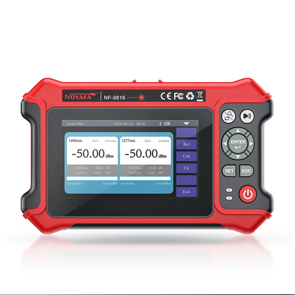 NOYAFA NF-9816 OTDR Fiber Fault Locator | 1310/1550nm Dual Wavelength | with Visual Fault Locator