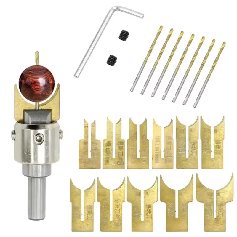 Carbide Router Bit Set - 13/16/24pcs Wood Milling Cutter Kit for Electric Drill - 6-25mm