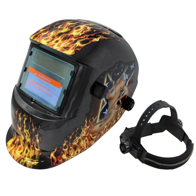 A9 718G-PRO Auto Darkening Welding Helmet - True Color, 4 Arc Sensor, MIG MAG TIG