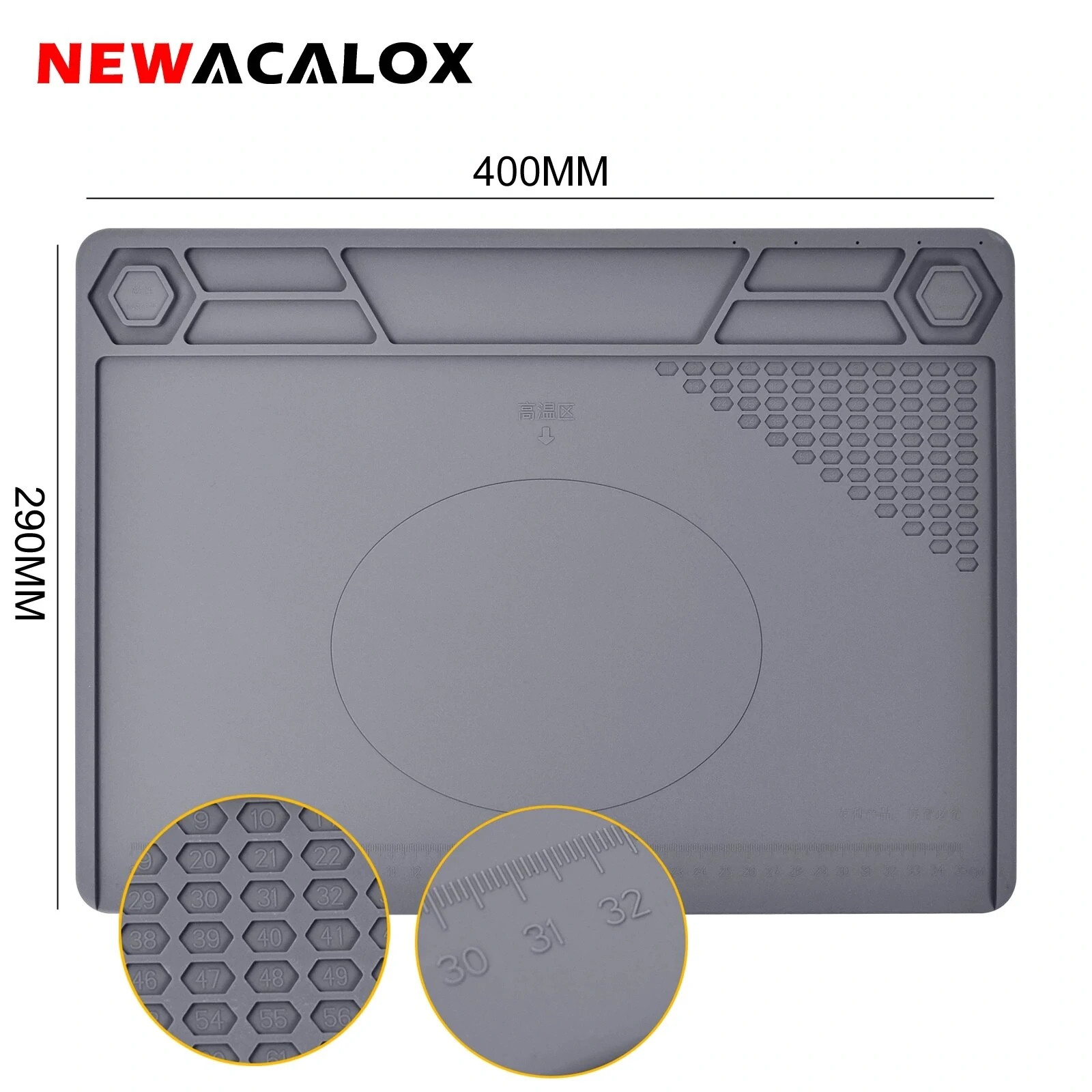 NEWACALOX Welding Silicone Pad - Heat Resistant Insulation Work Pad & Repair Tool