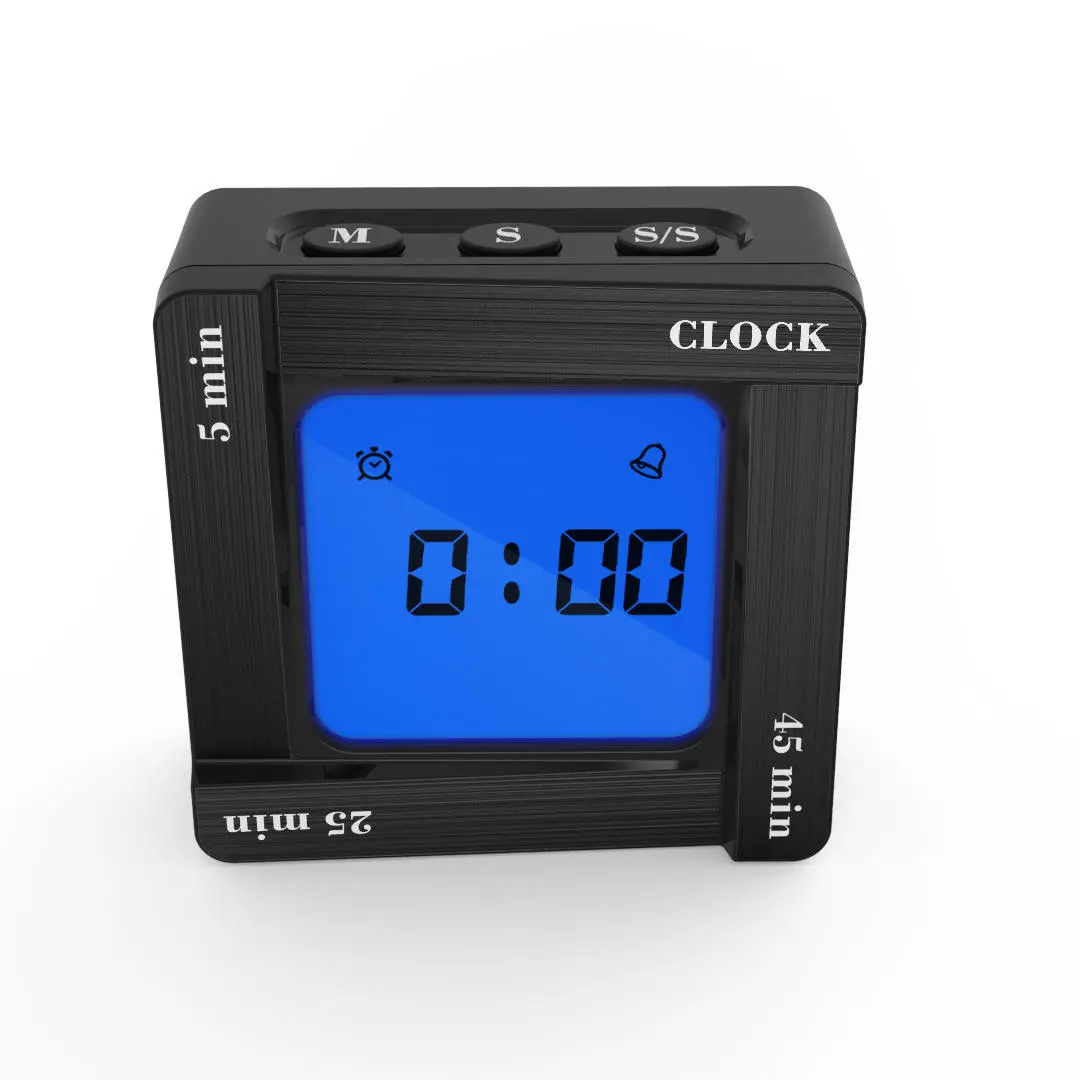 Creative Fashion Tomato Timer - 4 Square Flip Timer for Kitchen & Home Decor
