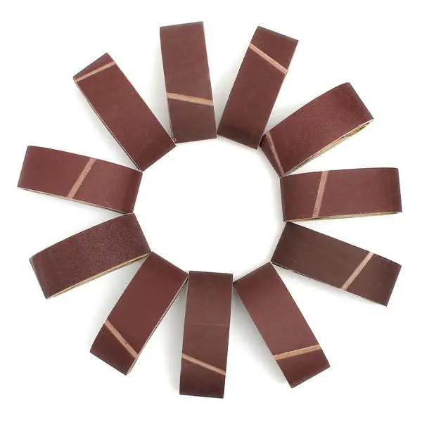 Zirconia Abrasive Sanding Belts - 10pcs 90x620mm | 40-600 Grit for Wood Grinding