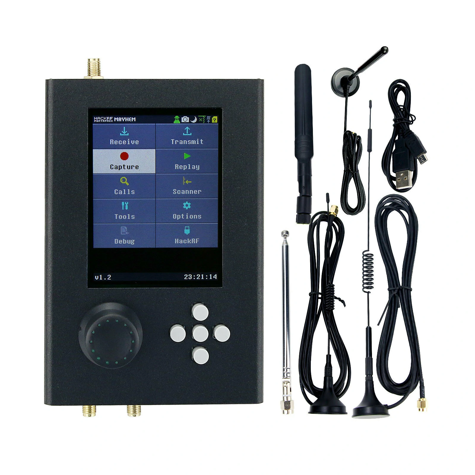 HackRF One Portapack H2 SDR - 1MHz to 6GHz Software Defined Radio Kit Unassembled