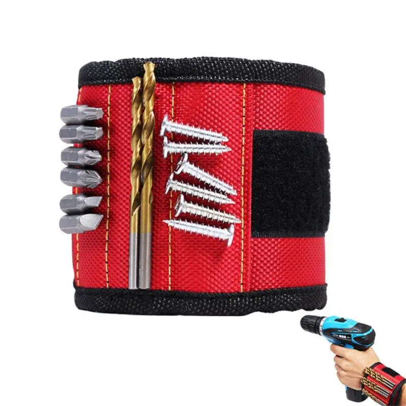 HILDA Magnetic Wristband Tool Holder | Strong Grip for Screws & Bits