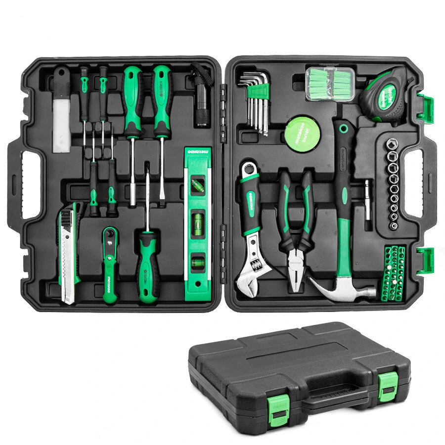 HiLDA 125pcs Household Hand Tool Kit | Screwdriver & Appliance Repair Set for DIY