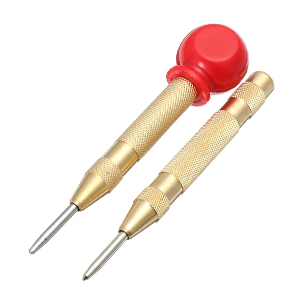 Drillpro 6mm Automatic Center Punch | Spring Loaded for Precision Marking