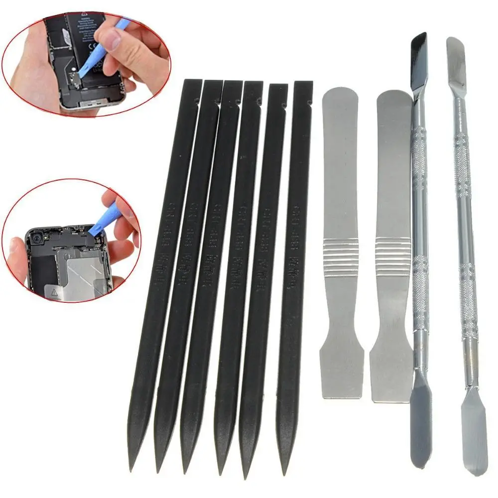 10 in 1 Metal Pry Spudger Tool Set | For Cell Phone iPad Tablet Repair
