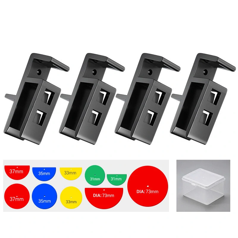 4PCS 15-20mm Wardrobe Clip - Wood Marking Fixture & Carpentry Clamp Tool