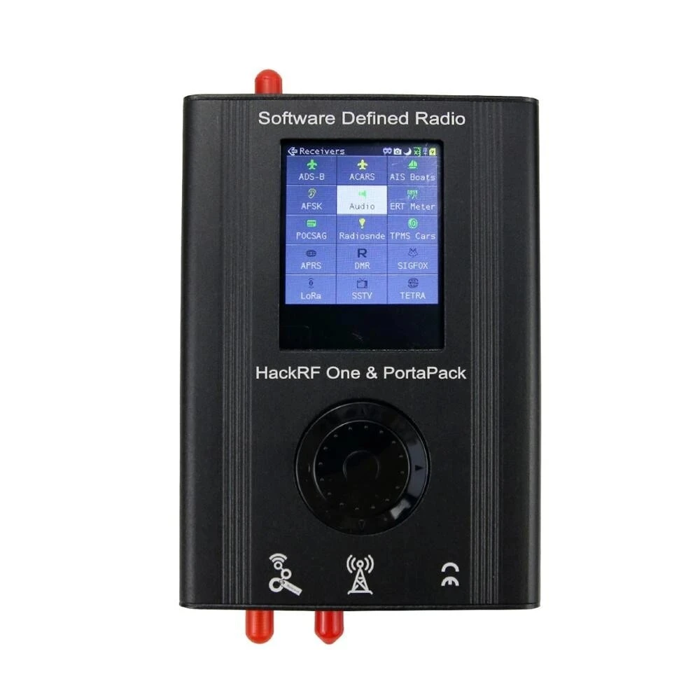 HackRF One PortaPack H2 - 2.4 Inch Screen | 1MHz-6GHz Software Defined Radio | Assembled with Metal Shell