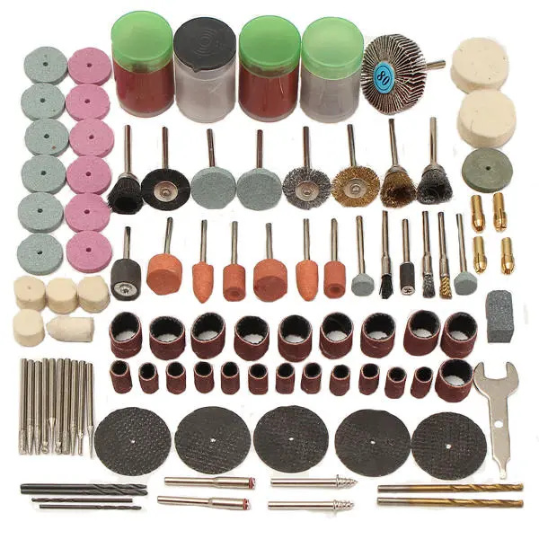 Dremel 161pc Mini Drill Accessories Set - Rotary Tool Kit for Grinding & Polishing