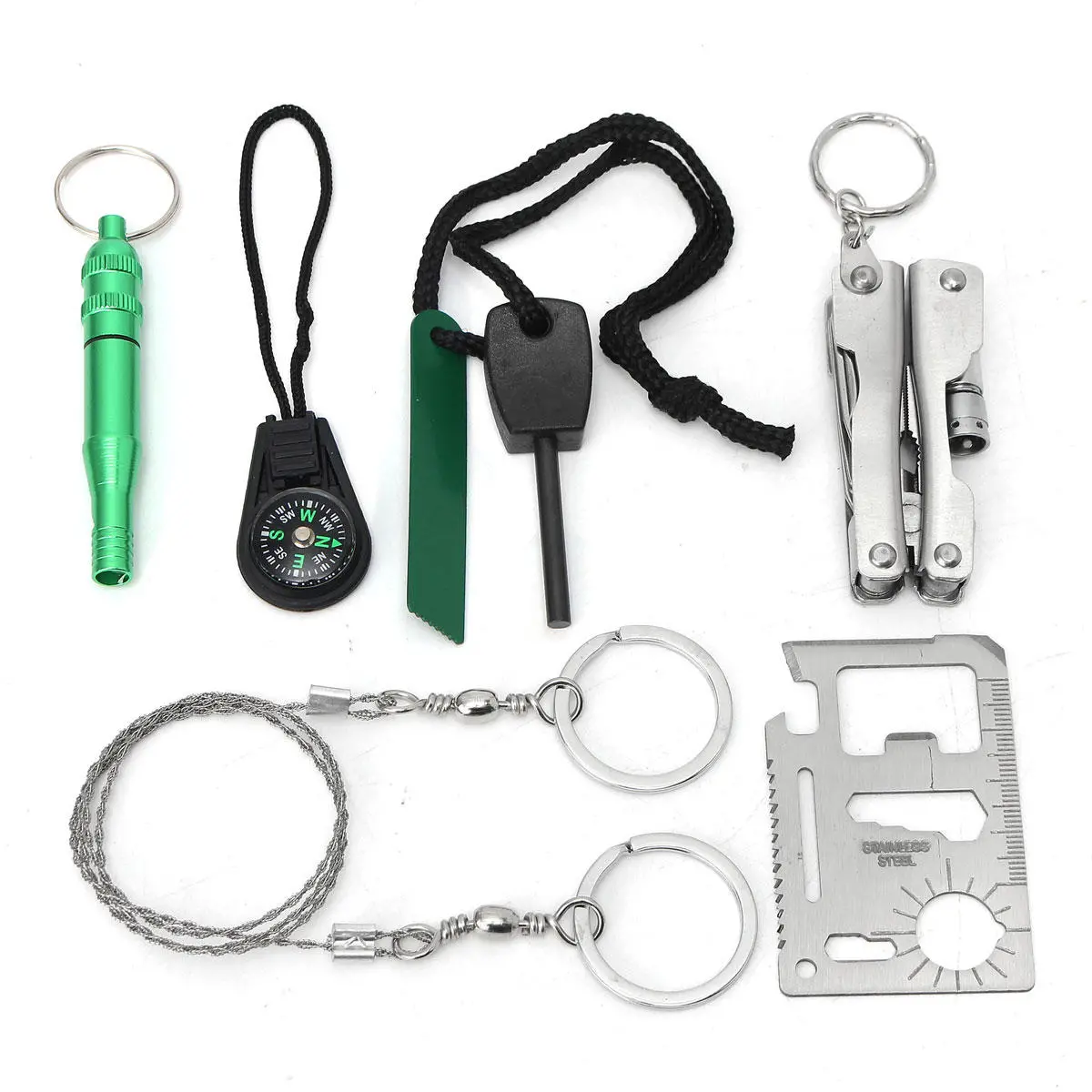 Multifunction Durable SOS First Aid Tool Kit | Car Emergency & Outdoor Survival Gear