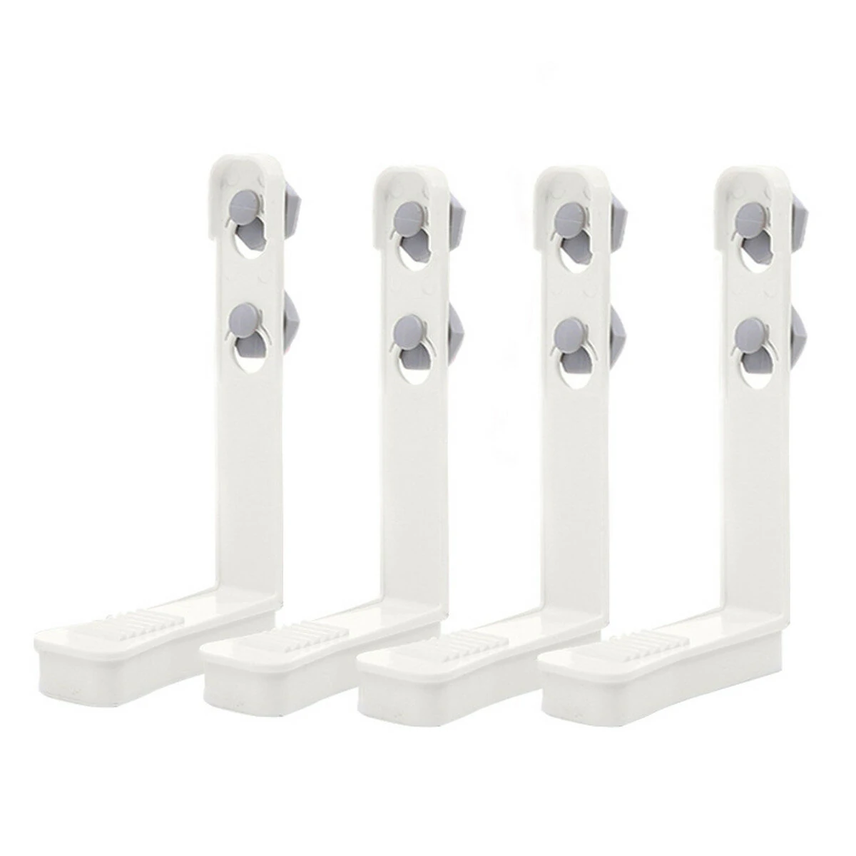 4pcs Triangle Bed Sheet Grippers - Mattress Holder Clips & Suspender Straps