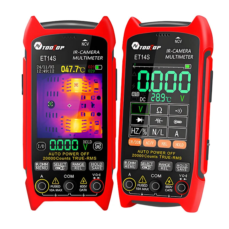 TOOLTOP ET14S/ET14SPRO Thermal Imaging Multimeter - PCB Circuit Board Tester | 240x240 IR -20°C to 550°C