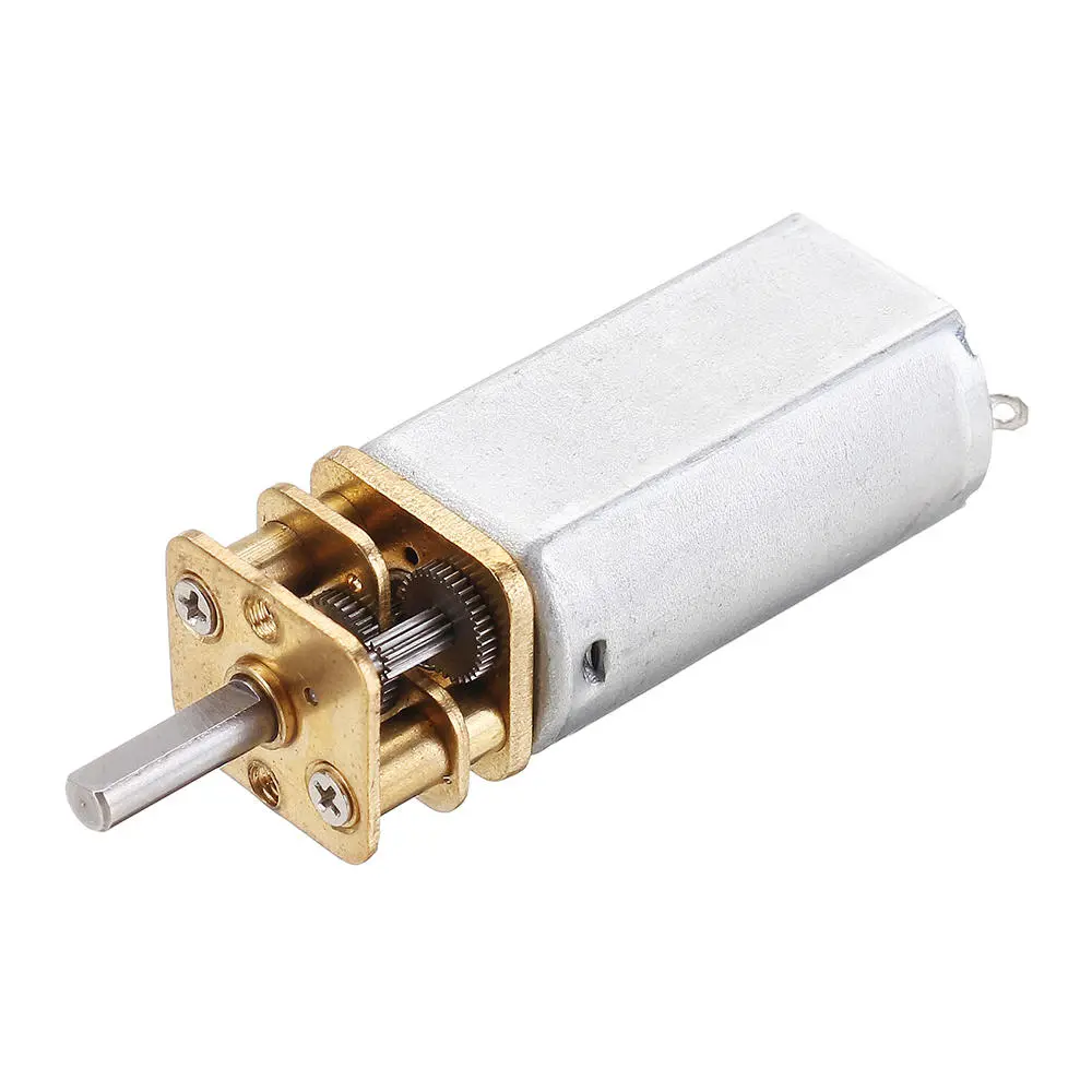 Machifit 6V 150RPM DC Gear Motor - Metal Gearbox Speed Reduction | 13GA050