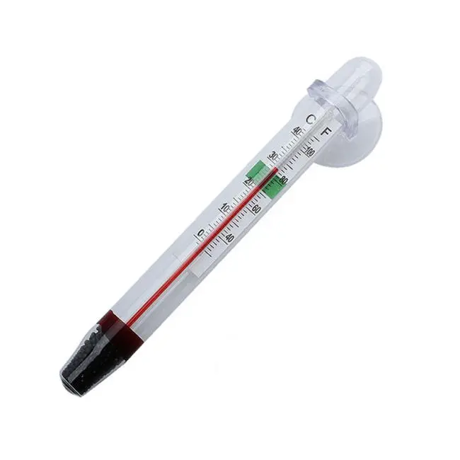 Glass Digital Aquarium Thermometer - Fish Tank Float Hygrometer for Water Temperature