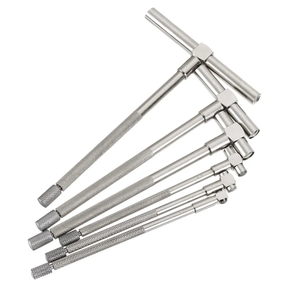6Pcs Telescopic Gage Set - 5/16 to 6 Inch Bore Micrometer | Precision Measurement Tool