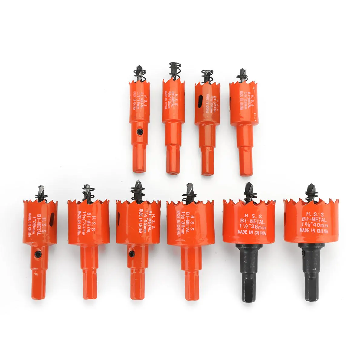 30-200mm Carbon Steel Hole Saw Drill Cutter | Bi-Metal for Tile & Ceramic