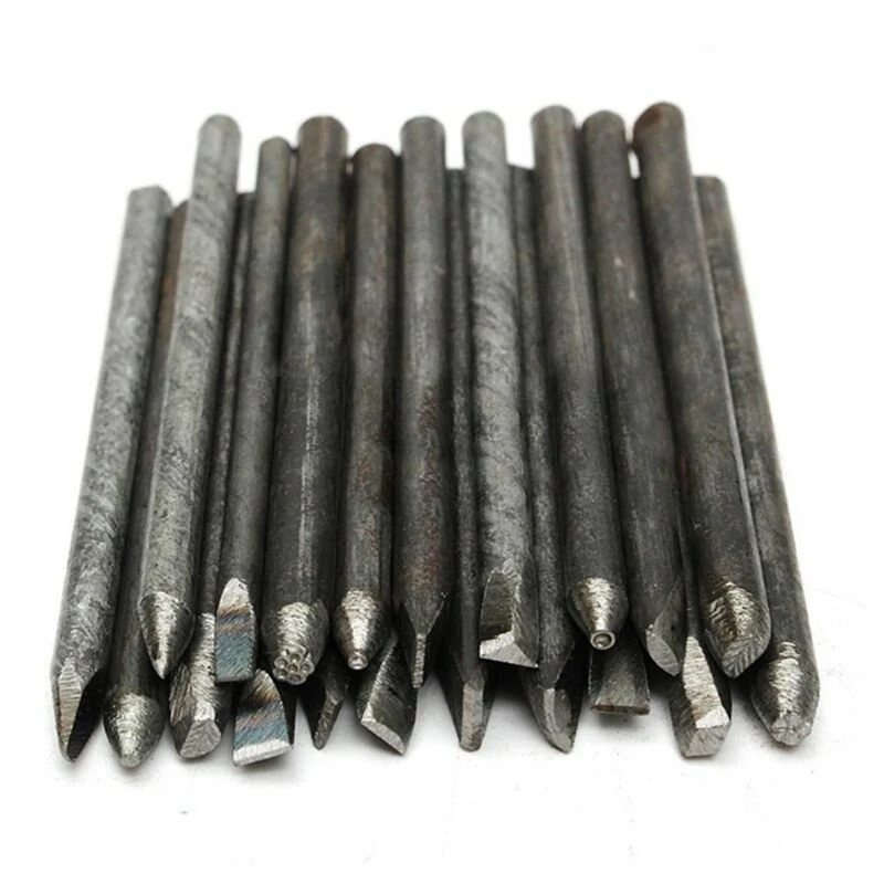 DIY Crafts Tool Steel Punches Set - 20Pcs Flower Punch Stamp for Jewelry Making