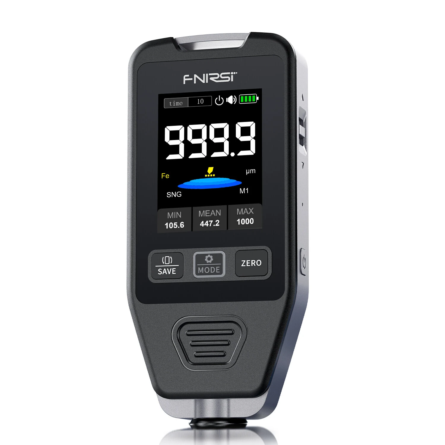 FNIRSI CTG-20 Car Paint Thickness Gauge | 0-1400um for Metal & Putty | Fe nFe Fe+Zn Modes