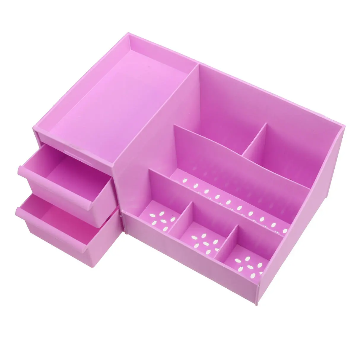 Desktop Cosmetics Storage Shelf | Plastic Drawer Organizer Box for Home