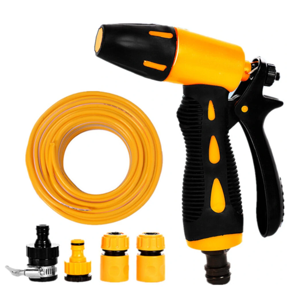 Garden Water Hose Kit - 5-20m High Pressure Adjustable Sprinkler Nozzle