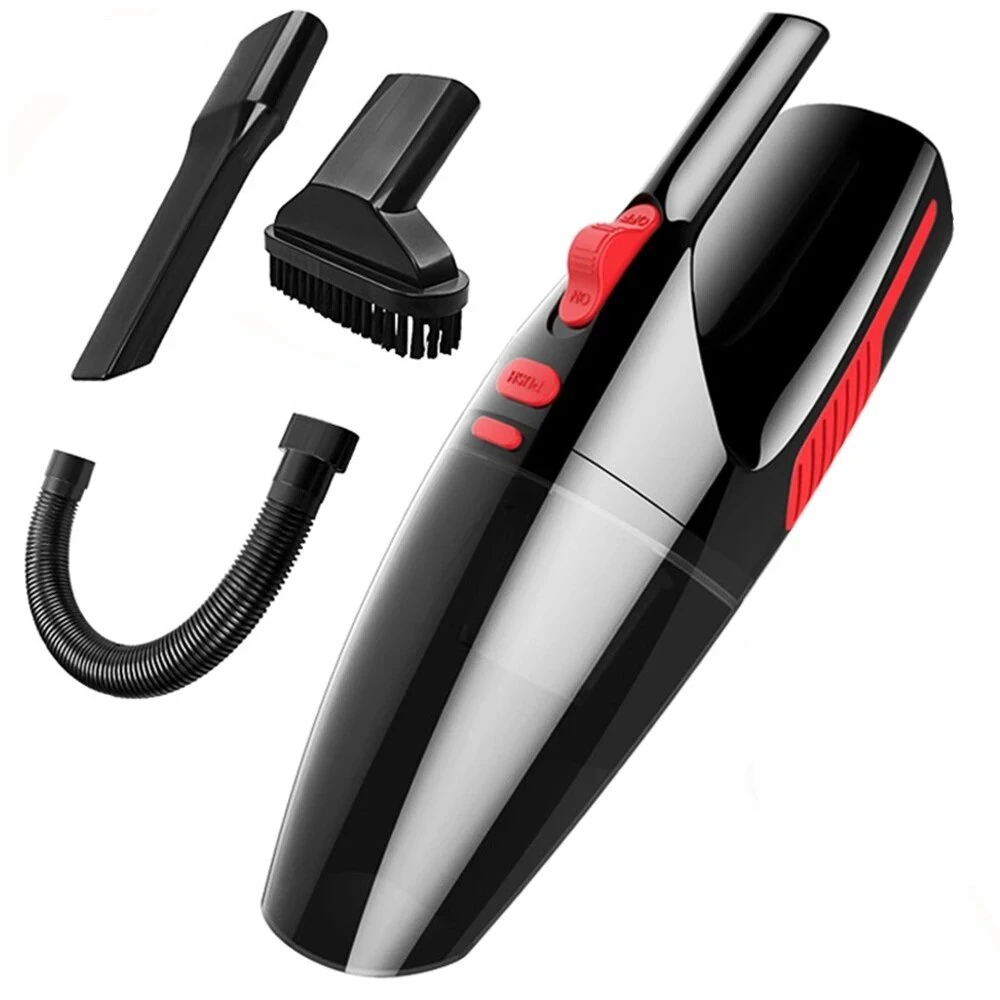 4000Pa 120W Portable Car Vacuum Cleaner | Wet Dry Dual-Use with LED Light
