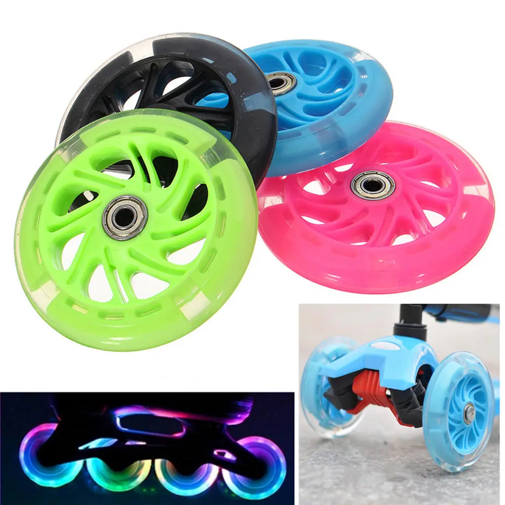 ABED-7 Bearing - 120mm LED Flash Wheels for Scooter & Inline Skates