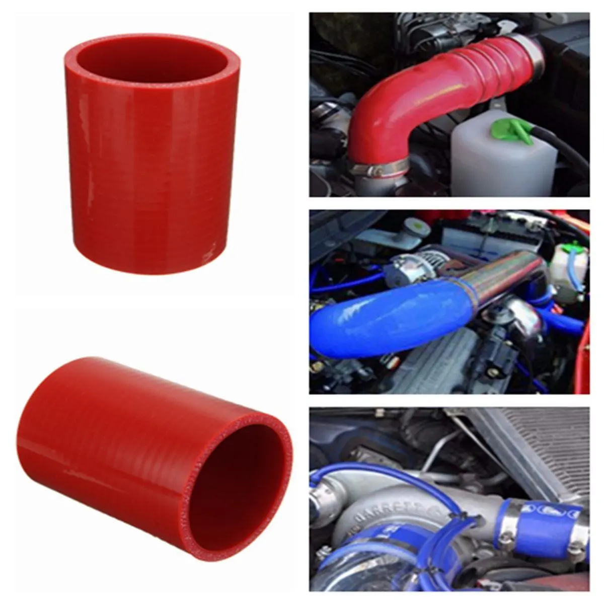 Ash 100mm Straight Silicone Hose Coupling Connector | Silicon Rubber Tube Joiner Pipe