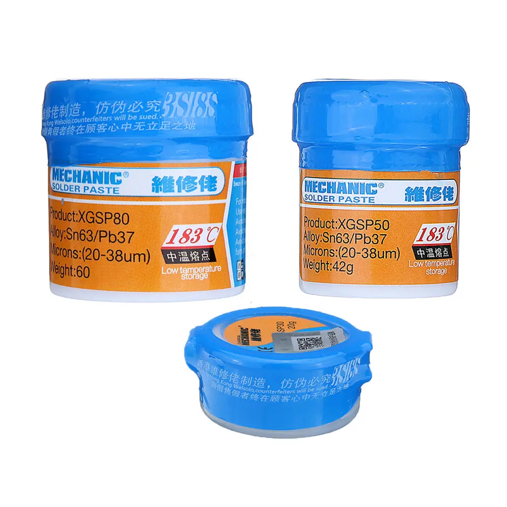 MECHANIC Solder Paste - 183°C Melting Point | Room Temperature Flux for Easy Welding