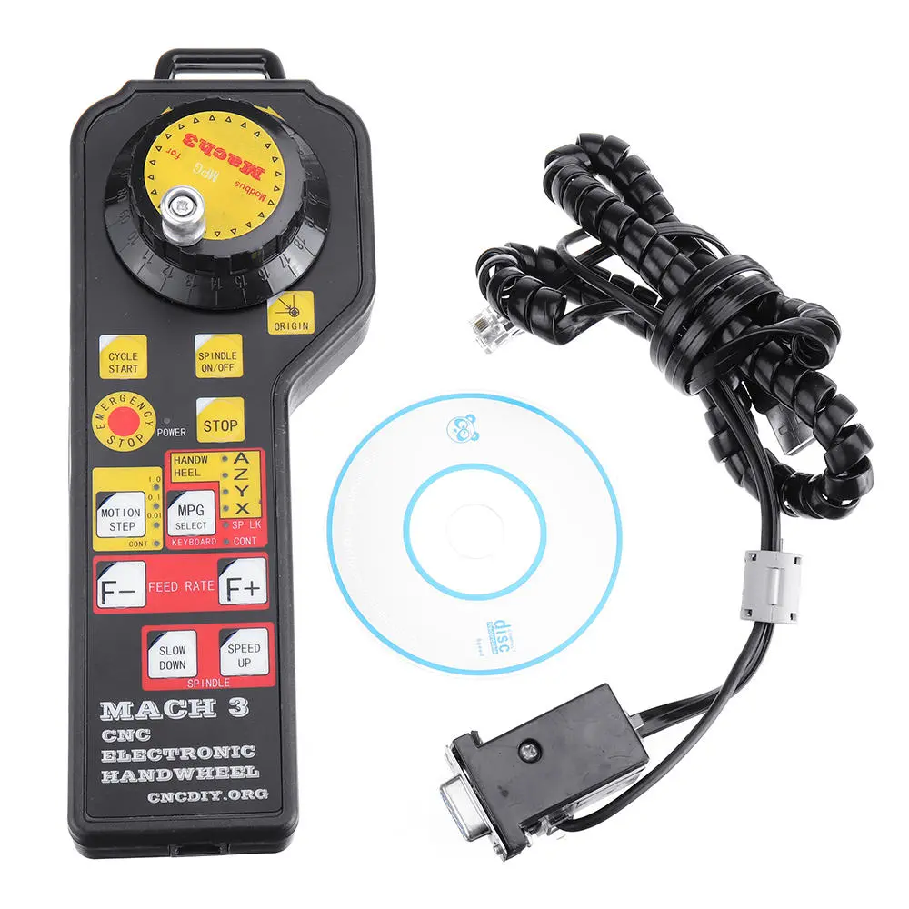 Machifit MACH3 4 Axis USB CNC Handwheel Controller | with Encoder for Engraving Machine