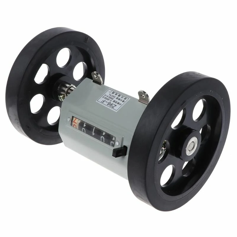Z96-F Mechanical Distance Meter Counter | Double Rolling Wheel 0-9999.9m