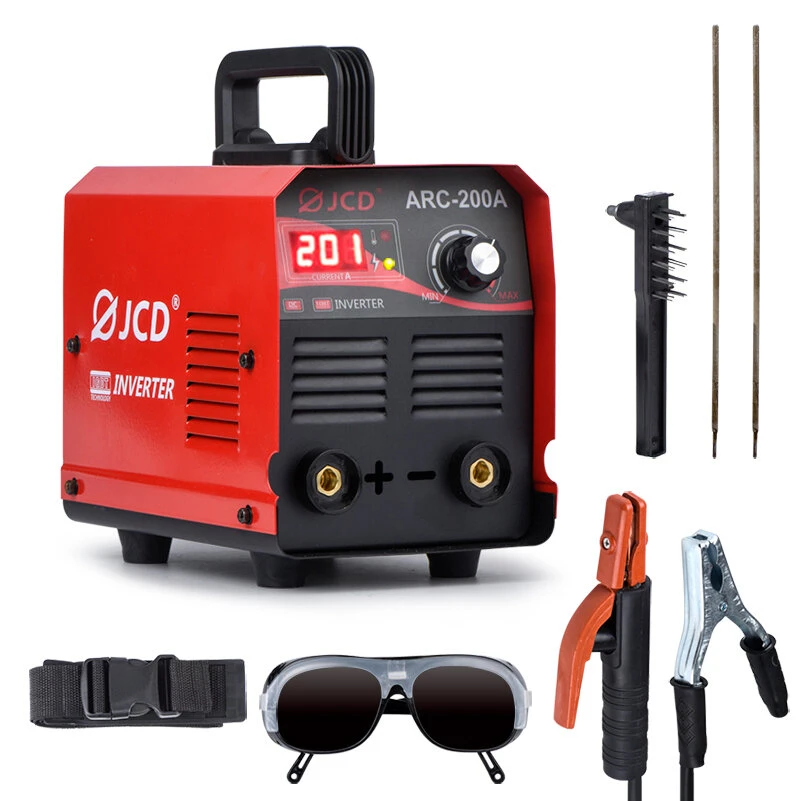 JCD ARC-200A 220V IGBT Inverter Welding Machine | 160/200A LCD Digital Adjustable MMA Arc Welder
