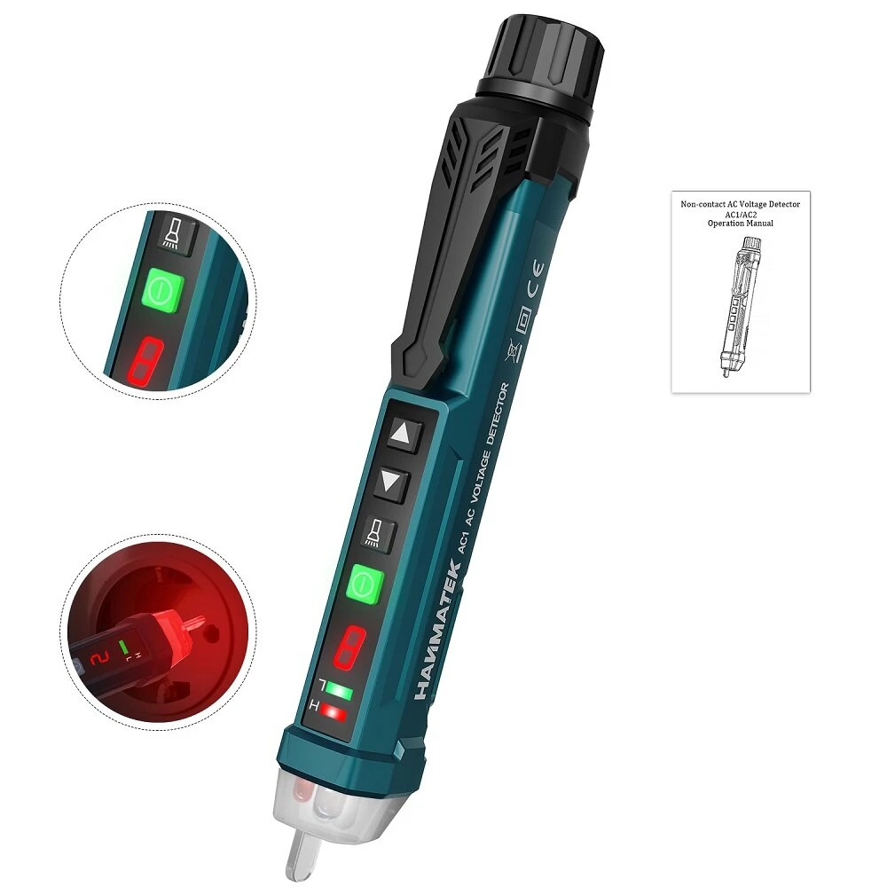 HANMATEK AC1 Voltage Test Pen | Non-Contact AC Detector & Voltage Tester
