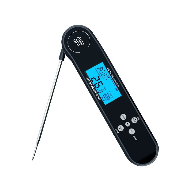 CH-209 Digital Folding Probe Food Thermometer | -30° to 300°C | Voice Broadcast