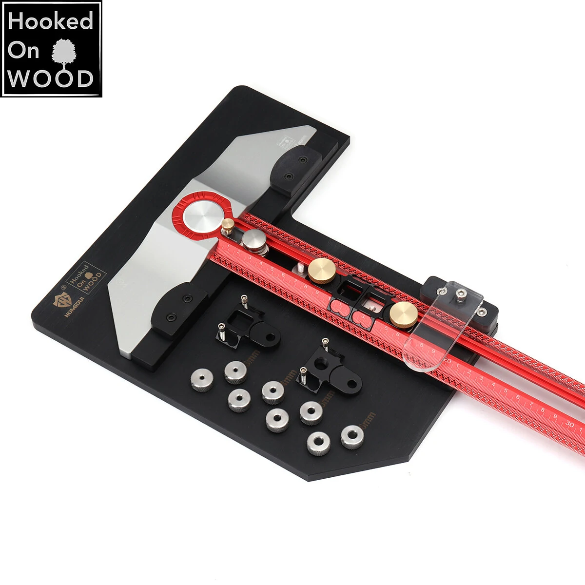 HONGDUI Ruler Stand for Hooked On Wood MT-2465 PRO Scriber | Sturdy Acrylic Wall-Mounted