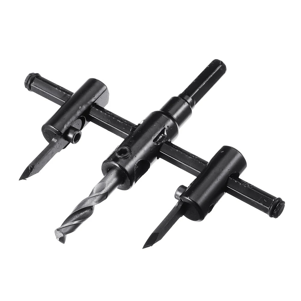 Drillpro Adjustable Circle Hole Saw Cutter - 120/200/300mm for Wood & Drywall