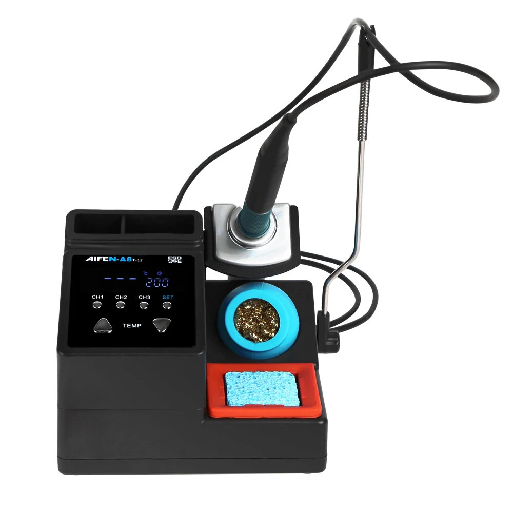 AIFEN A8 Soldering Station | Digital Display T12 Handle | 1-1.5s Quick Heat