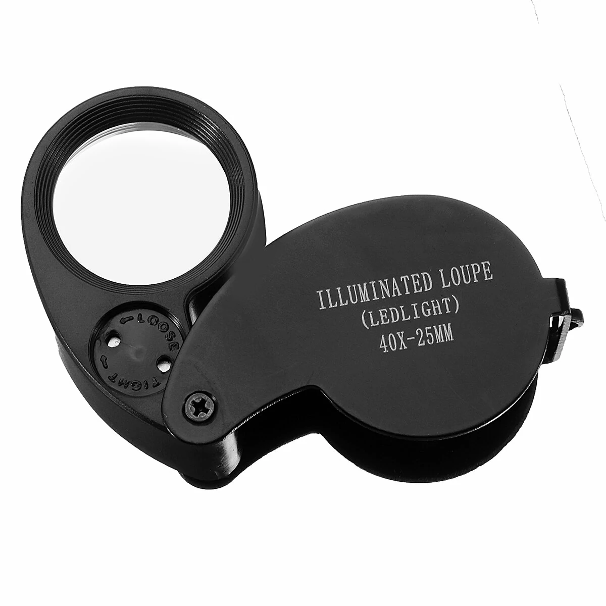XYZ Brand 40X 25mm LED Loupe - Jewelry & Diamond Inspection Tool - Model XYZ