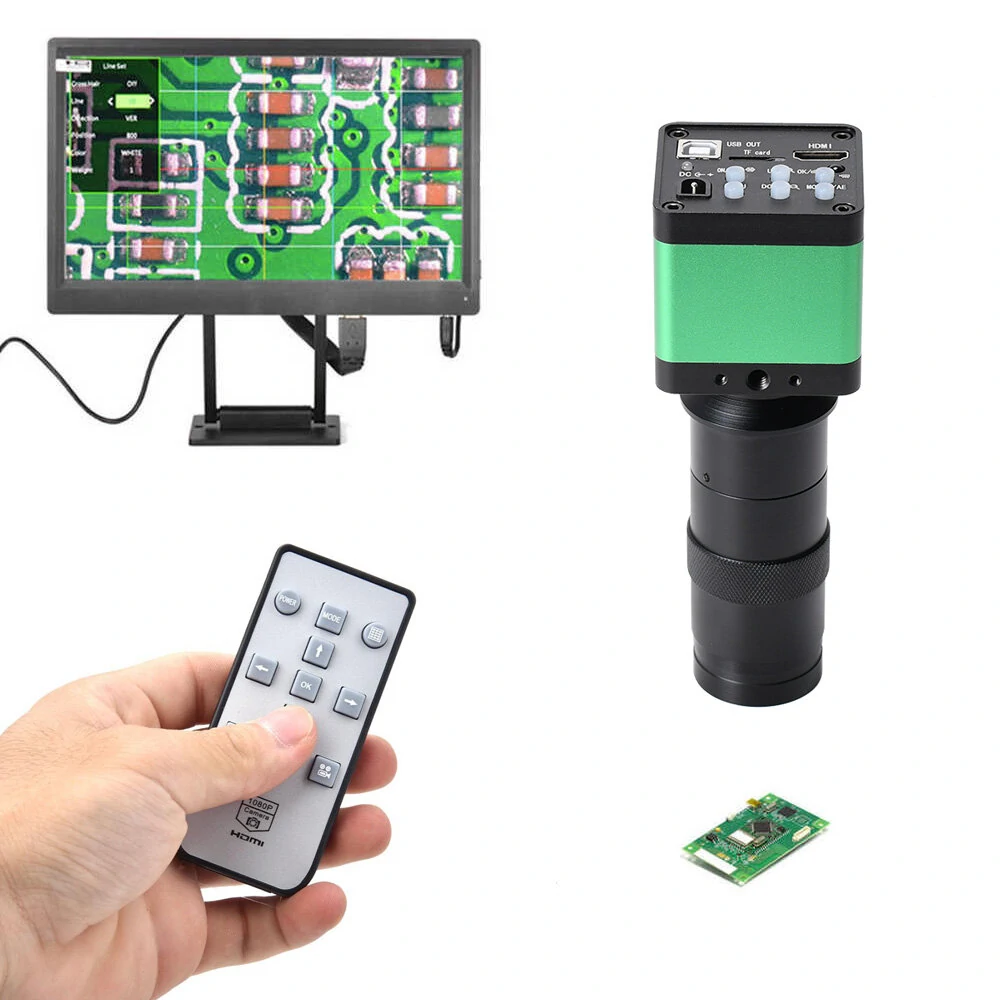 HAYEAR 30MP Digital Microscope Camera - 130X Lens for PCB & Phone Repair