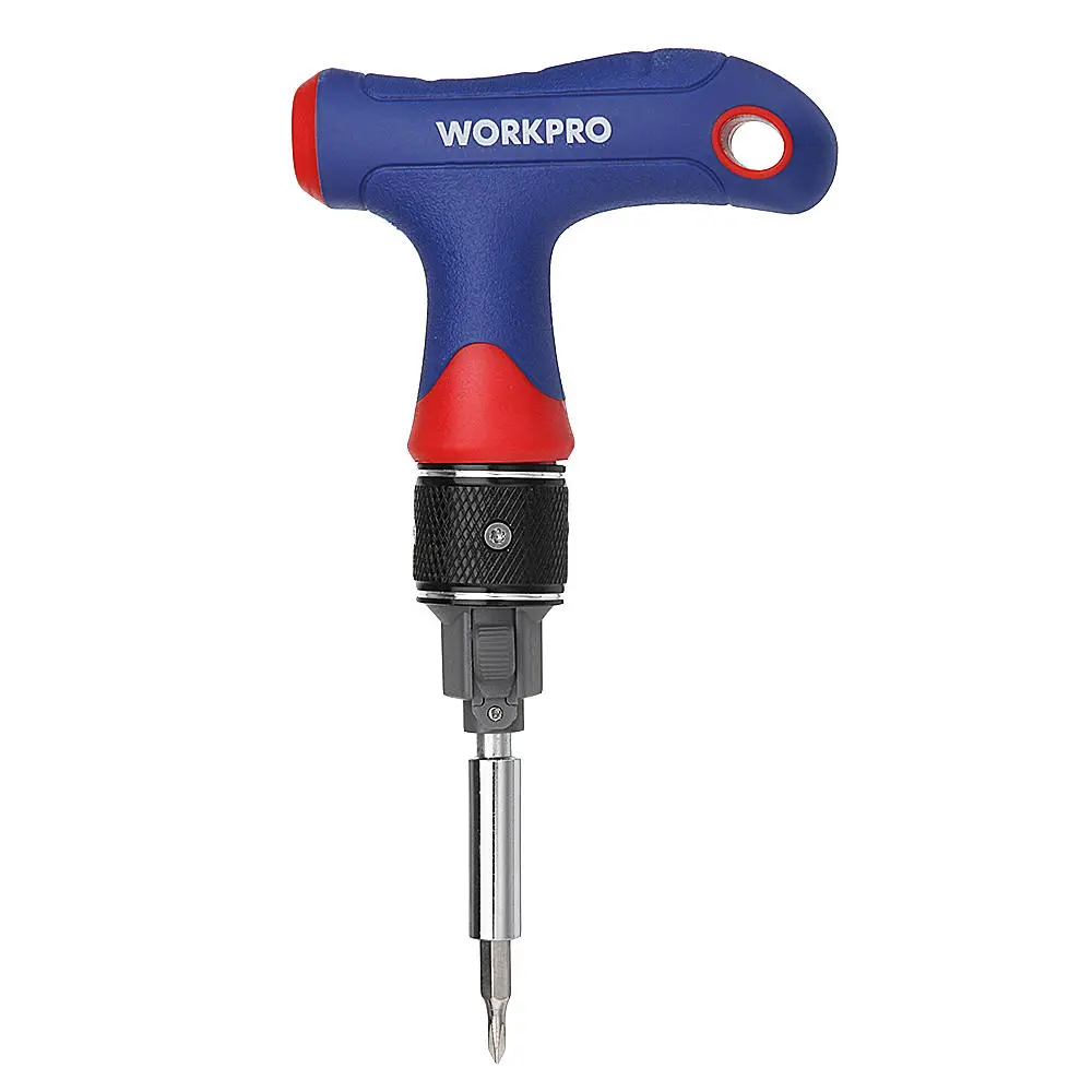WORKPRO 21-in-1 Precision Screwdriver Set | Dual Drive T-Type Ratcheting Handle