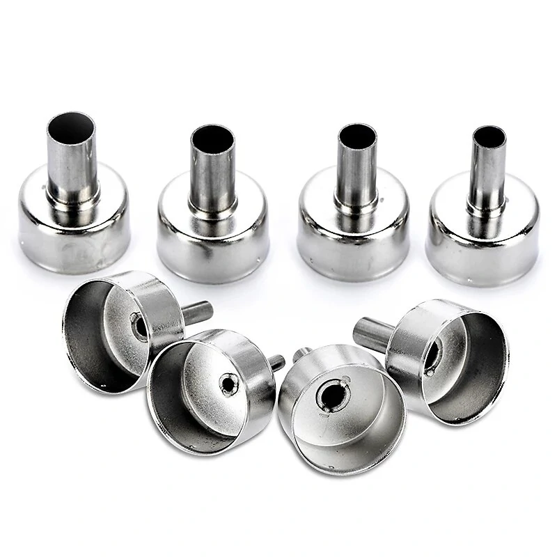 JCD Hot Air Welding Nozzles - 8Pcs Stainless Steel Kit for 8858 8898 858D