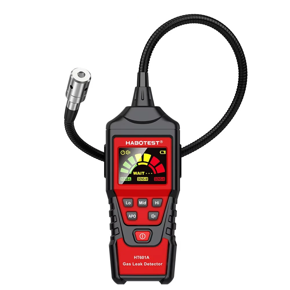 HABOTEST HT601A Natural Gas Leak Detector | 50-1000PPM Methane | Flexible Probe