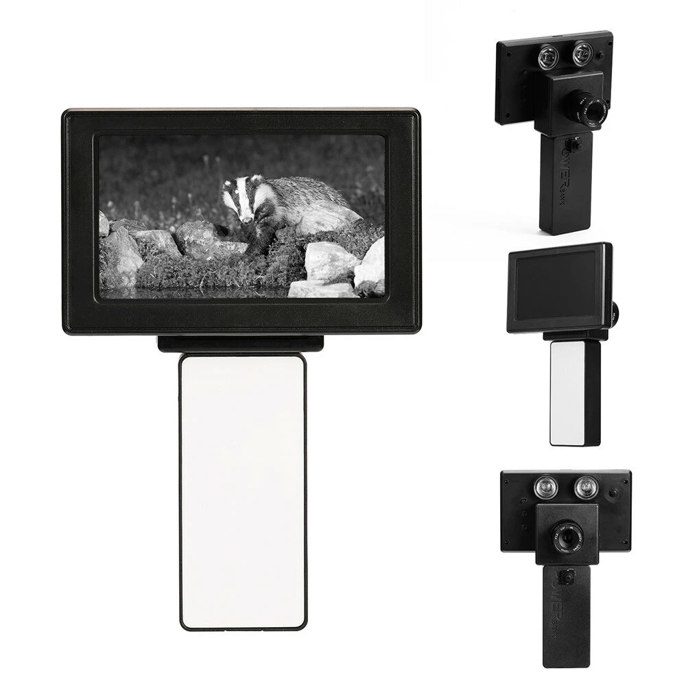NVD02 Handheld Infrared Night Vision Device | 12mm Lens & 2 IR Lights