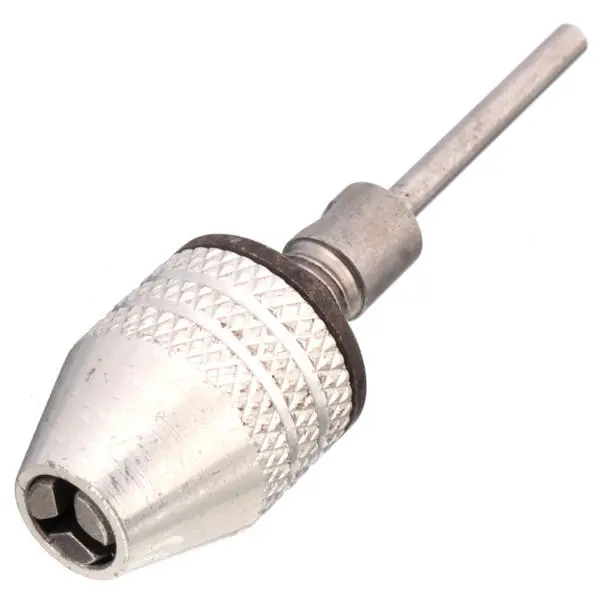 Mini Keyless Drill Chuck Adapter for Dremel - 0.3-4mm Capacity with 3mm Rod