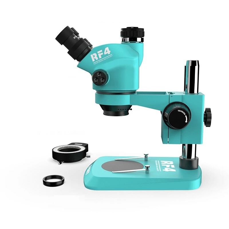 RF4 RF7050TV Stereo Microscope | 7X-50X Zoom Trinocular | For Phone Repair